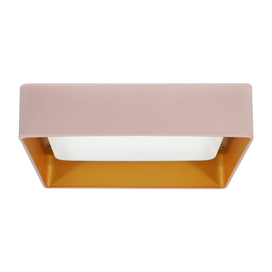 Brilagi - LED Plafonjera VELVET SQUARE LED/24W/230V roze