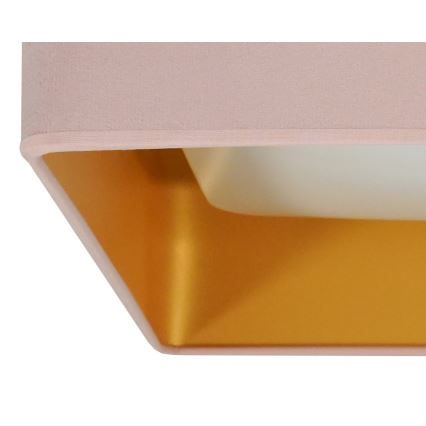 Brilagi - LED Plafonjera VELVET SQUARE LED/24W/230V roze