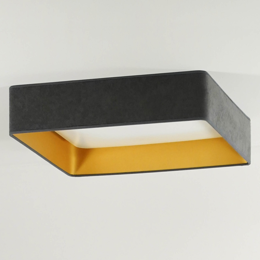 Brilagi - LED Plafonjera VELVET SQUARE LED/24W/230V sivo