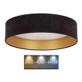 Brilagi - LED Plafonjera VELVET STAR LED/24W/230V pr. 40 cm 3000K/4000K/6400K crno/zlatna