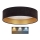 Brilagi - LED Plafonjera VELVET STAR LED/24W/230V pr. 40 cm 3000K/4000K/6400K crno/zlatna