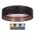 Brilagi - LED Plafonjera VELVET STAR LED/36W/230V pr. 55 cm 3000K/4000K/6400K crno/bakrena