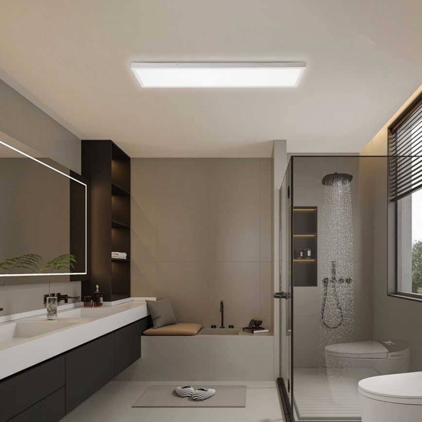 Brilagi - LED plafonjera za kupatilo FRAME LED/40W/230V 120x30 cm IP44 bela