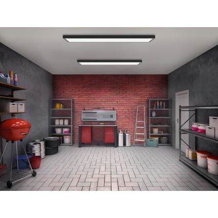 Brilagi- LED plafonjera za kupatilo FRAME LED/40W/230V 120x30 cm IP44 crno