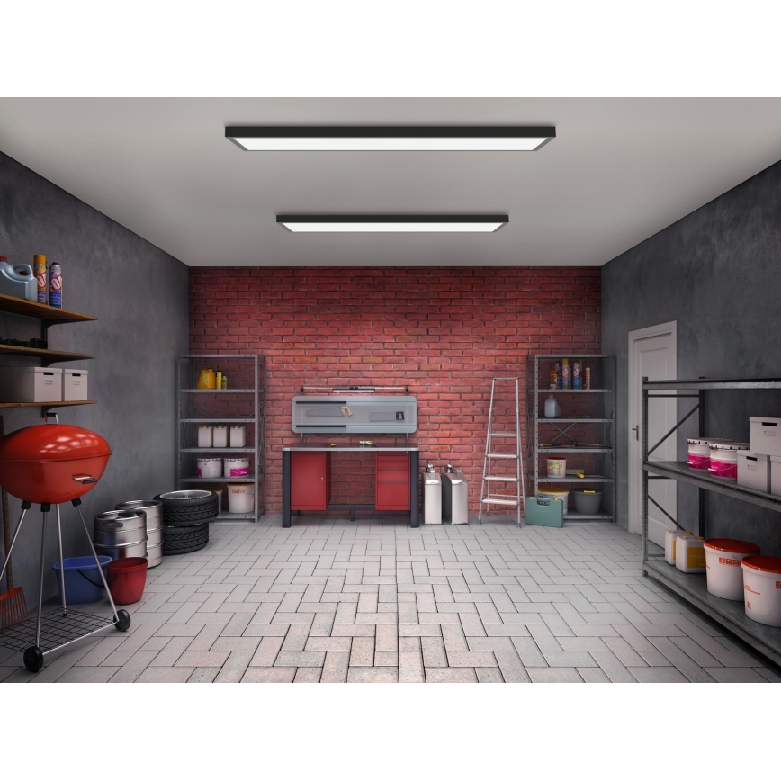 Brilagi- LED plafonjera za kupatilo FRAME LED/40W/230V 120x30 cm IP44 crno