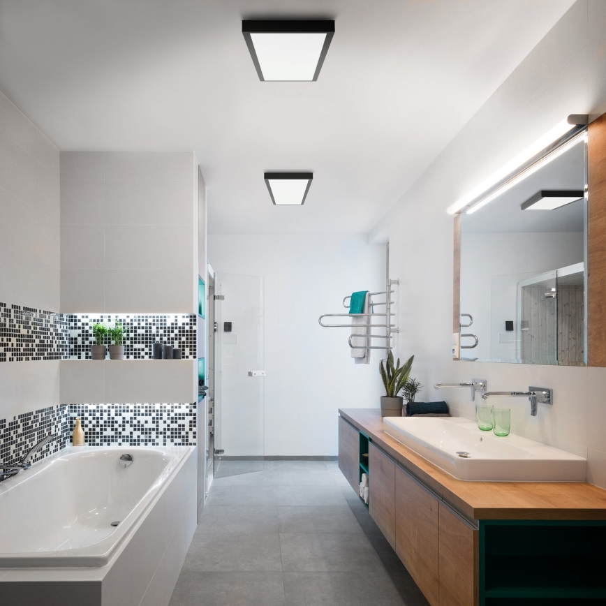 Brilagi- LED plafonjera za kupatilo FRAME LED/40W/230V 120x30 cm IP44 crno
