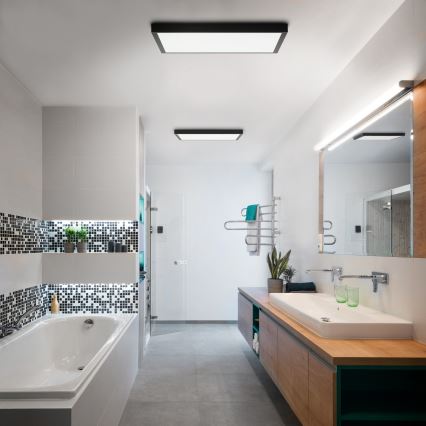 Brilagi - LED plafonjera za kupatilo FRAME LED/40W/230V 60x60 cm IP44 crno