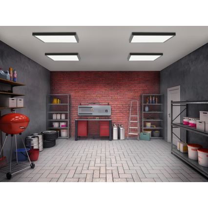 Brilagi - LED plafonjera za kupatilo FRAME LED/40W/230V 60x60 cm IP44 crno