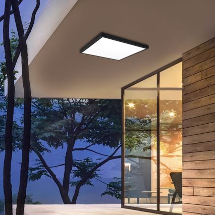 Brilagi - LED plafonjera za kupatilo FRAME LED/40W/230V 60x60 cm IP44 crno