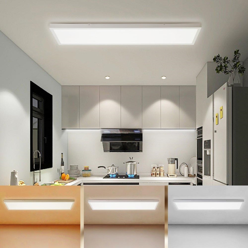 Brilagi - LED Plafonjera za kupatilo FRAME LED/50W/230V 30x120 cm 3000/4000/6000K IP44 bela