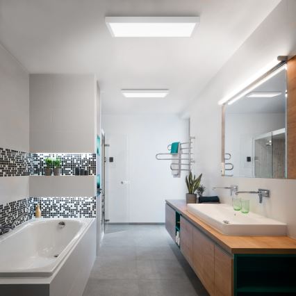 Brilagi - LED plafonjera za kupatilo FRAME LED/50W/230V 60x60 cm IP44 bela
