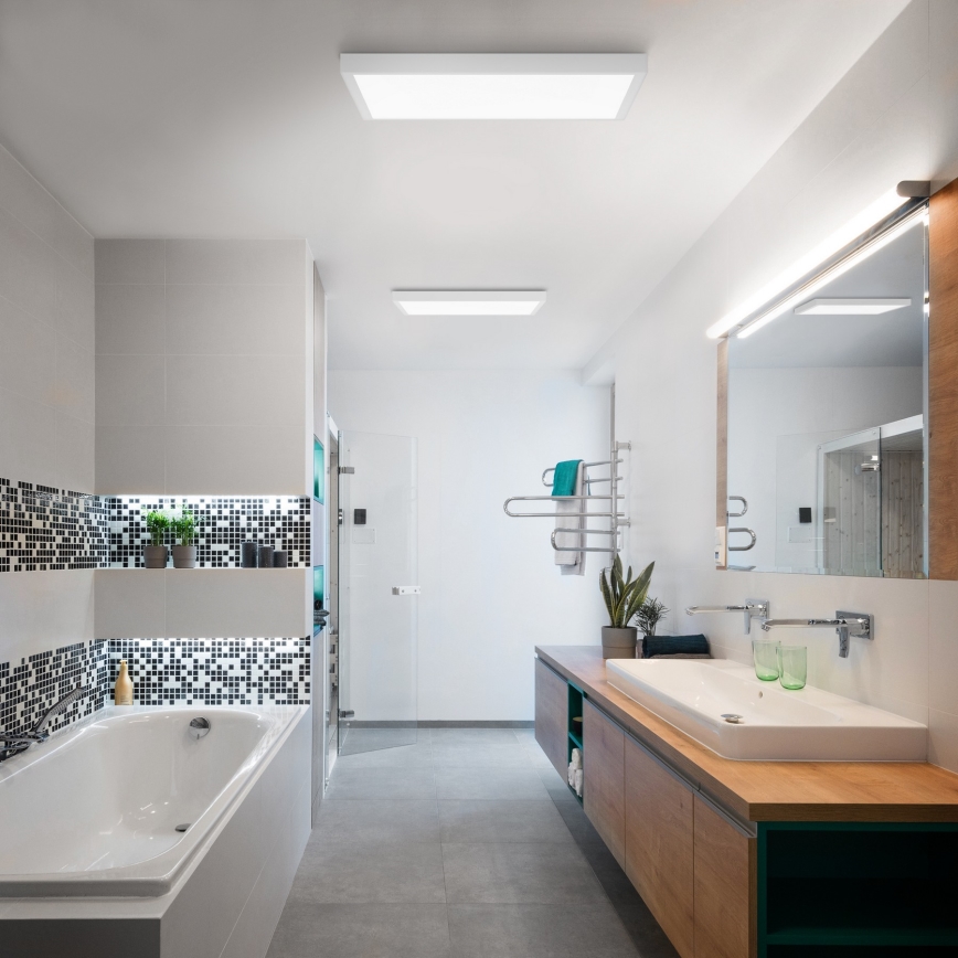 Brilagi - LED plafonjera za kupatilo FRAME LED/50W/230V 60x60 cm IP44 bela