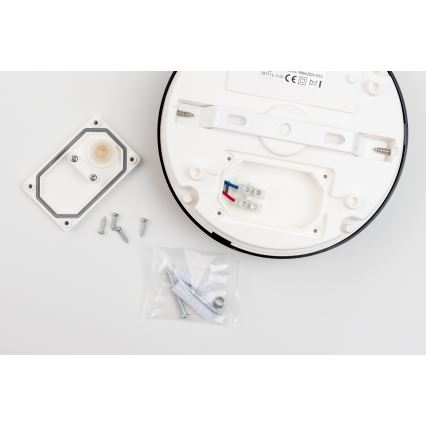 Brilagi - LED plafonjera za kupatilo PERA LED/12W/230V pr. 18 cm IP65 crno
