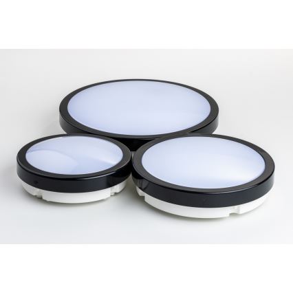 Brilagi - LED plafonjera za kupatilo PERA LED/18W/230V pr. 22 cm IP65 crno