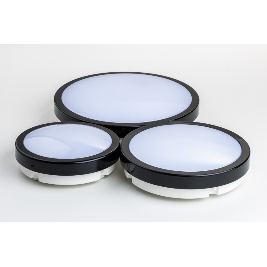 Brilagi - LED plafonjera za kupatilo PERA LED/18W/230V pr. 22 cm IP65 crno