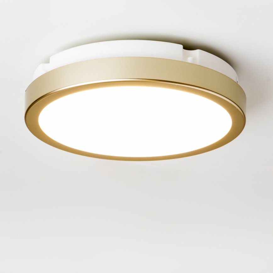 Brilagi - LED plafonjera za kupatilo PERA LED/18W/230V pr. 22 cm IP65 zlatna
