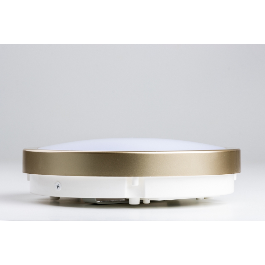Brilagi - LED plafonjera za kupatilo PERA LED/18W/230V pr. 22 cm IP65 zlatna