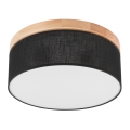 Brilagi - LED plafonska svetiljka BELLADONNA 2xE27/15W/230V prečnik 40 cm crna/borovina