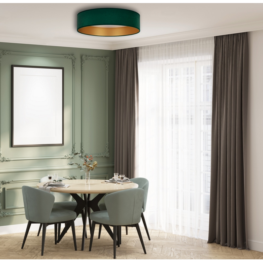 Brilagi - LED plafonsko svetlo VELVET LED/24W/230V prečnik 40 cm 3000/4000/6400K zelena/zlatna