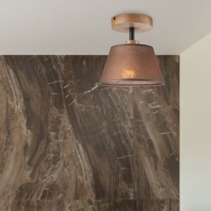 Brilagi - LED  Plafonski luster ANTHONY 1xE14/60W/230V hrast/smeđa