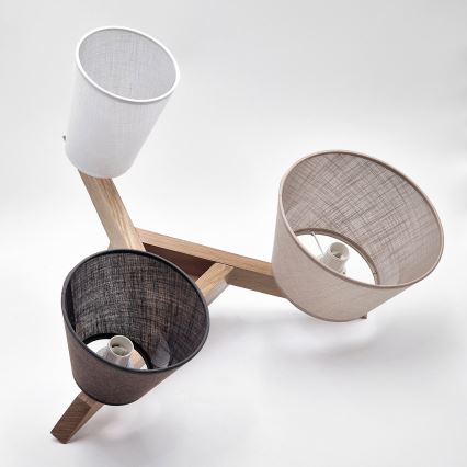 Brilagi - LED Plafonski luster ANTHONY 3xE14/40W/230V hrast