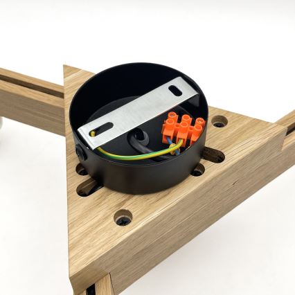 Brilagi - LED Plafonski luster ANTHONY 3xE14/40W/230V hrast