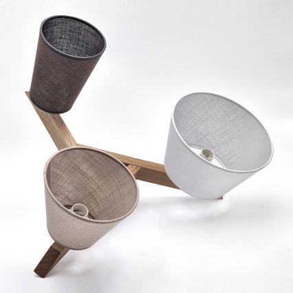 Brilagi - LED Plafonski luster ANTHONY 3xE14/40W/230V hrast