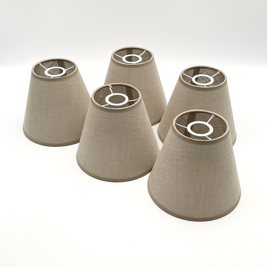 Brilagi - LED Plafonski luster ANTHONY 5xE14/40W/230V hrast/bež