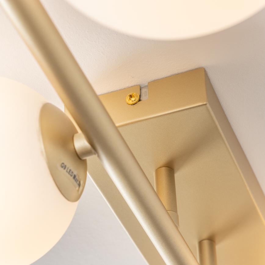 Brilagi - LED plafonski luster MILLA 4xG9/3W/230V zlatna/bela