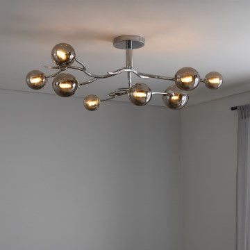 Brilagi - LED plafonski luster MISTEL 9xG9/3W/230V sjajni hrom/zadimljena