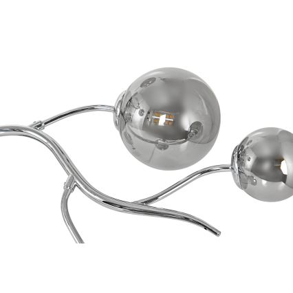 Brilagi - LED plafonski luster MISTEL 9xG9/3W/230V sjajni hrom/zadimljena