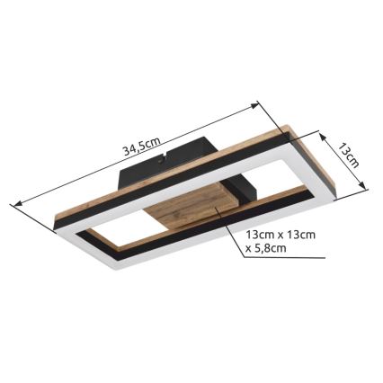 Brilagi - LED plafonsko svetlo AXIS LED/12W/230V