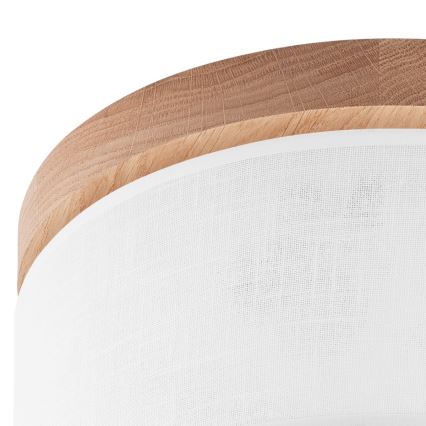 Brilagi - LED plafonsko svetlo BELLADONNA 1xE27/15W/230V prečnika 30 cm bela/hrast