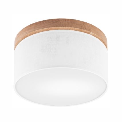 Brilagi - LED plafonsko svetlo BELLADONNA 1xE27/15W/230V prečnika 30 cm bela/hrast