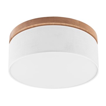 Brilagi - LED plafonsko svetlo BELLADONNA 2xE27/15W/230V Ø 40 cm bela/hrast