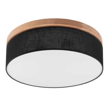 Brilagi - LED plafonsko svetlo BELLADONNA 3xE27/15W/230V prečnik 50 cm crna/hrast