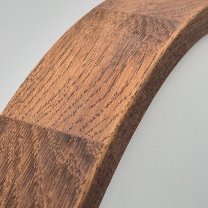 Brilagi - LED plafonsko svetlo CARVALHO SLIM 3xE27/60W/230V hrast-trešnja prečnik 47 cm