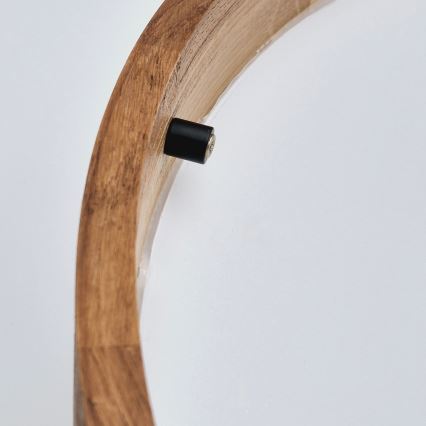 Brilagi - LED plafonsko svetlo CARVALHO SLIM 3xE27/60W/230V hrast-trešnja prečnik 47 cm