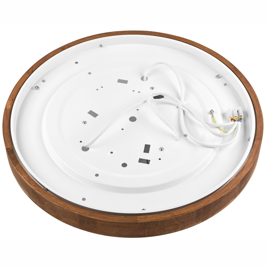 Brilagi - LED plafonsko svetlo CARVALHO SLIM 3xE27/60W/230V hrast-trešnja prečnik 47 cm