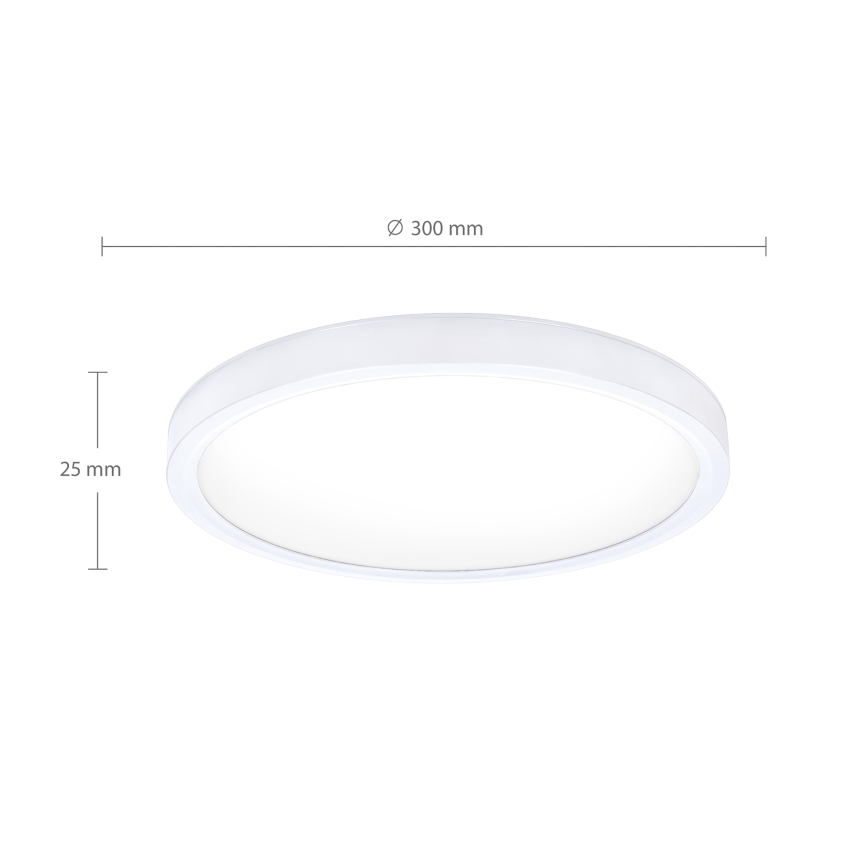 Brilagi - LED stropno svetlo ESTELA LED/18W/230V prečnik 30 cm, belo