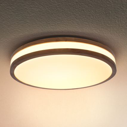 Brilagi - LED plafonsko svetlo MOLINA LED/24W/230V hrast pr. 29 cm