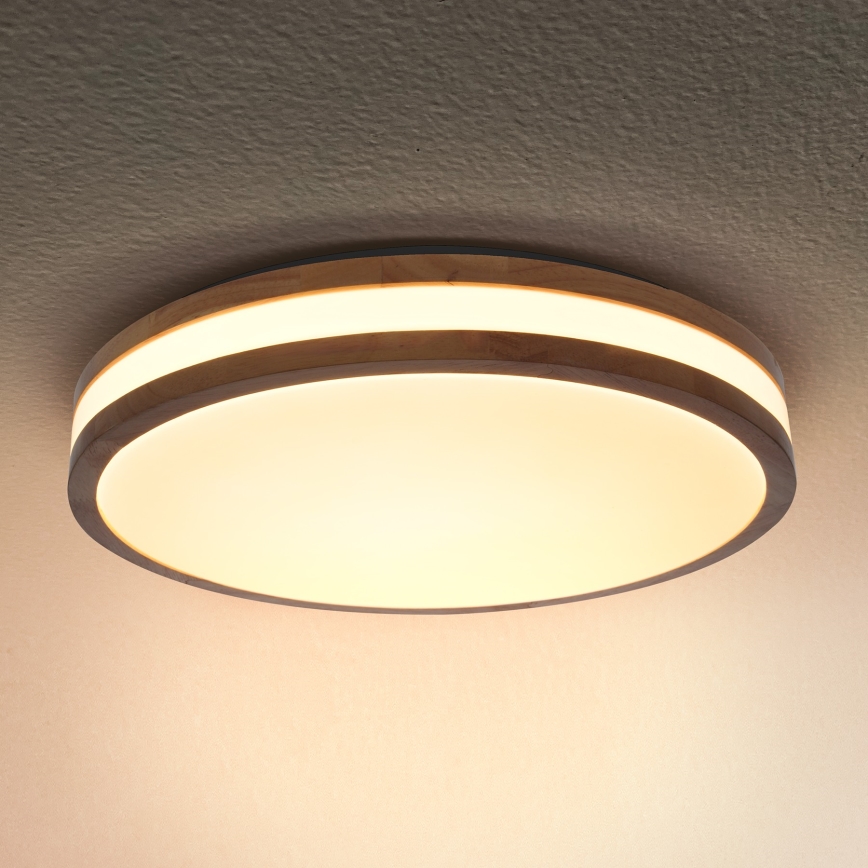 Brilagi - LED plafonsko svetlo MOLINA LED/24W/230V hrast pr. 29 cm