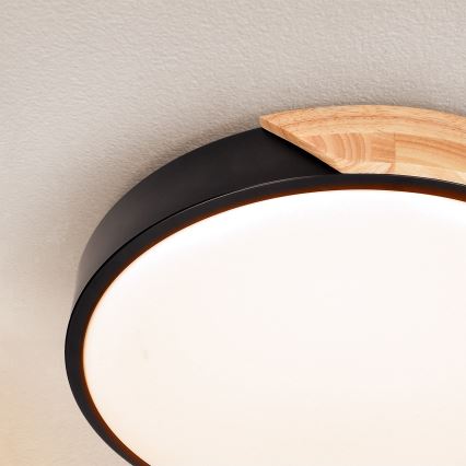 Brilagi - LED plafonsko svetlo PILANA LED/24W/230V, hrast, prečnik 30 cm