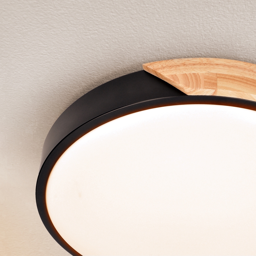 Brilagi - LED plafonsko svetlo PILANA LED/24W/230V, hrast, prečnik 30 cm