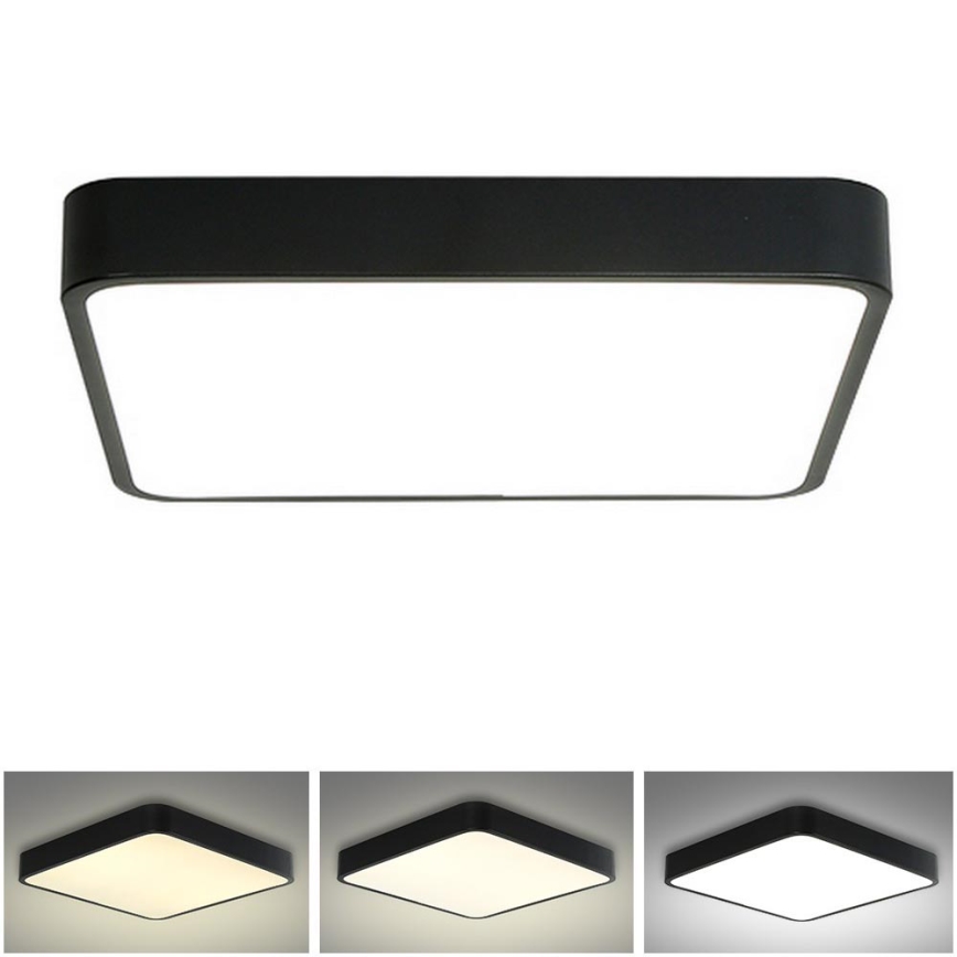 Brilagi - LED plafonsko svetlo POOL LED/36W/230V 3000/4500/6000K 40x40 cm crno