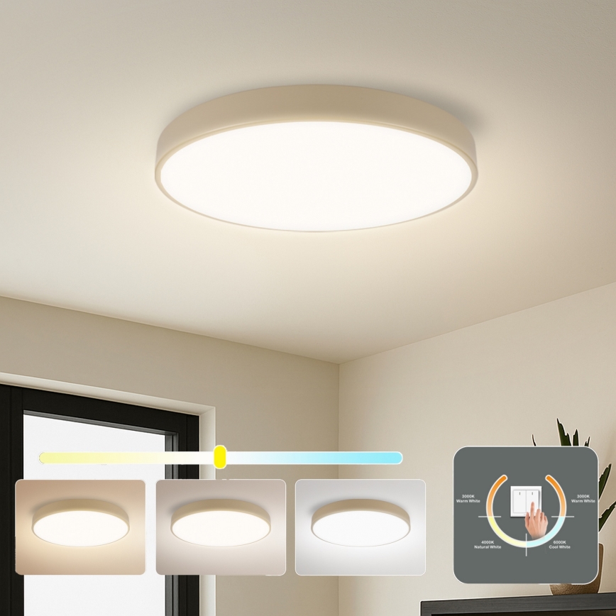 Brilagi - LED plafonsko svetlo POOL LED/60W/230V 3000/4500/6000K prečnik 50 cm bež