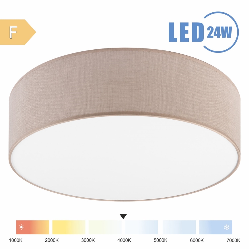 Brilagi - LED plafonsko svetlo SIRIJA LED/24W/230V, prečnik 45 cm, bež
