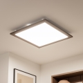 Brilagi - LED plafonsko svetlo SLIMFRAME WOOD LED/58W/230V 64x64 cm tamno braon