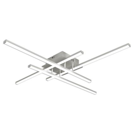 Brilagi - LED plafonska svetiljka STRIPES LED/37W/230V 68x68 cm srebrna
