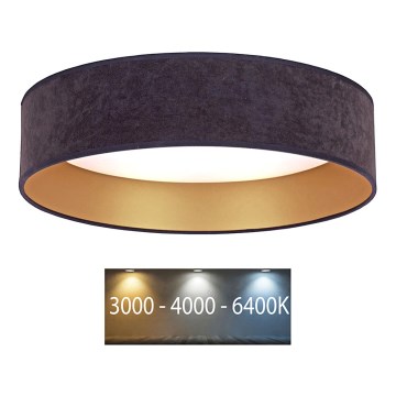Brilagi - LED plafonsko svetlo VELVET LED/12W/230V prečnik 30 cm 3000K/4000K/6400K siva/zlatna